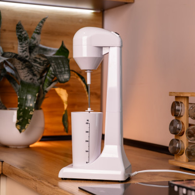 Міксер для молочних коктейлів однопостовий Sokany SK-1736 100 Вт, білий