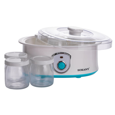 Йогуртниця SOKANY SK-2304 20 Вт 1,2 л Йогуртниця SOKANY SK-2304 20 Вт 1,2 л