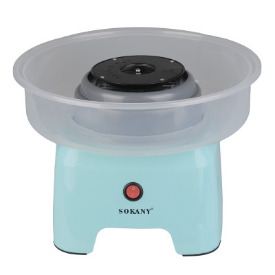 Аппарат для сладкой ваты Sokany SK-520 настольный, мятный