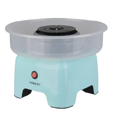 Аппарат для сладкой ваты Sokany SK-520 настольный, мятный Аппарат для сладкой ваты Sokany SK-520 настольный, мятный