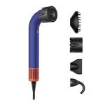 Фен-стайлер для волос Super Hairdryer 1600 Вт 4 насадки, синий