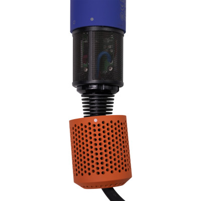 Фен-стайлер для волос Super Hairdryer 1600 Вт 4 насадки, синий
