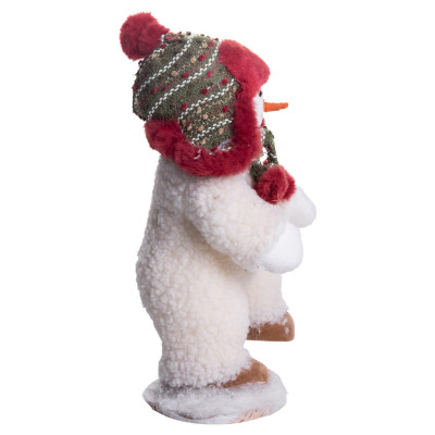 Новорічна фігурка Snowman текстильна 19*16*35 см Новорічна фігурка Snowman текстильна 19*16*35 см