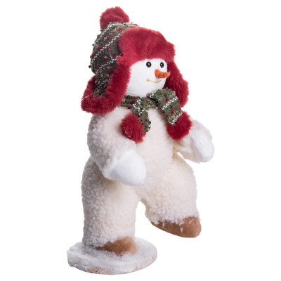 Новорічна фігурка Snowman текстильна 19*16*35 см Новорічна фігурка Snowman текстильна 19*16*35 см