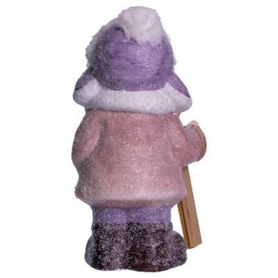 Новогодняя фигурка Мальчик с лыжами фарфоровая 12*10*22 см Новогодняя фигурка Мальчик с лыжами фарфоровая 12*10*22 см