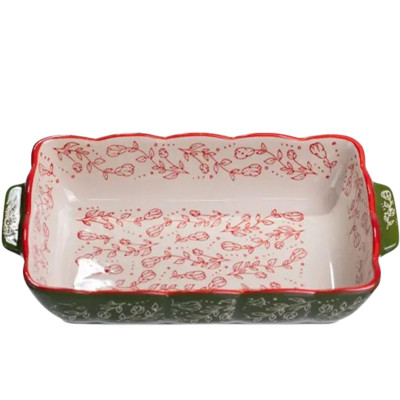 Форма для запекания Vintage фарфоровая 1,3 л прямоугольная