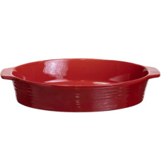 Форма для запекания фарфоровая 2 л, красный