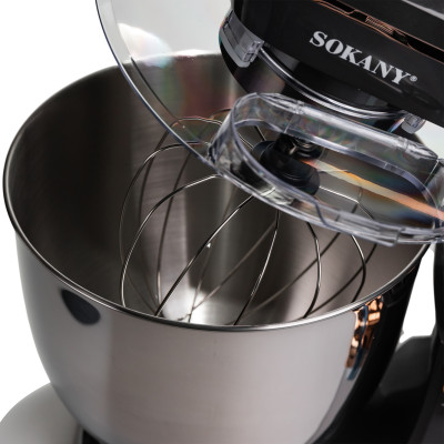 Міксер планетарний Sokany SK-05001 з чашею 11 л 1400 Вт, чорний