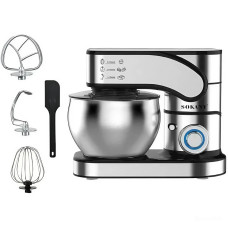 Миксер планетарный Sokany SK-05015 с чашей на 8,5 л 2000 Вт