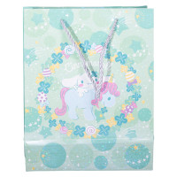 Подарунковий пакет Cinnamoroll 19*9.5*24.5 см 12 штук в упаковці, м'ятний