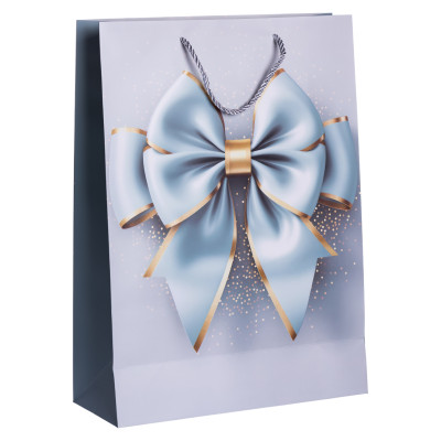 Подарунковий пакет з бантом 30*12*42 см 12 штук в упаковці Подарунковий пакет з бантом 30*12*42 см 12 штук в упаковці