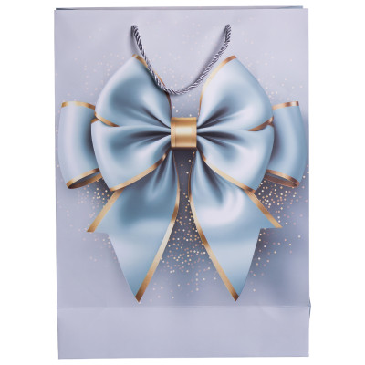 Подарунковий пакет з бантом 30*12*42 см 12 штук в упаковці Подарунковий пакет з бантом 30*12*42 см 12 штук в упаковці