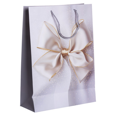 Подарунковий пакет з бантом 30*12*42 см 12 штук в упаковці Подарунковий пакет з бантом 30*12*42 см 12 штук в упаковці