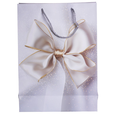 Подарунковий пакет з бантом 30*12*42 см 12 штук в упаковці Подарунковий пакет з бантом 30*12*42 см 12 штук в упаковці