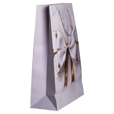 Подарунковий пакет з бантом 30*12*42 см 12 штук в упаковці Подарунковий пакет з бантом 30*12*42 см 12 штук в упаковці