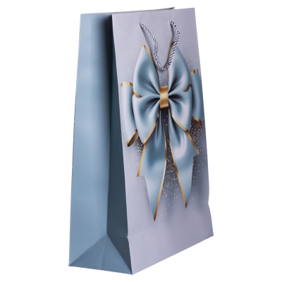 Подарунковий пакет з бантом 30*12*42 см 12 штук в упаковці Подарунковий пакет з бантом 30*12*42 см 12 штук в упаковці