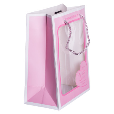 Подарунковий пакет Love 18*10*23 см 12 штук в упаковці Подарунковий пакет Love 18*10*23 см 12 штук в упаковці