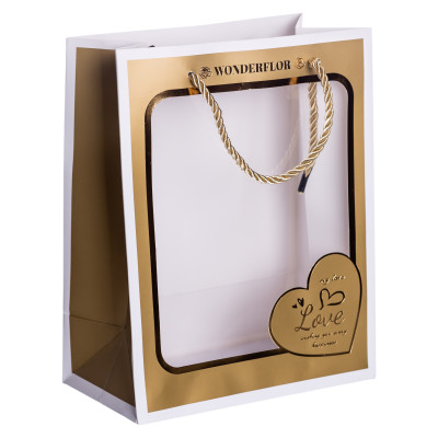 Подарунковий пакет Love 18*10*23 см 12 штук в упаковці Подарунковий пакет Love 18*10*23 см 12 штук в упаковці