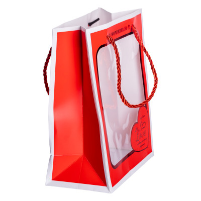 Подарунковий пакет Love 18*10*23 см 12 штук в упаковці Подарунковий пакет Love 18*10*23 см 12 штук в упаковці