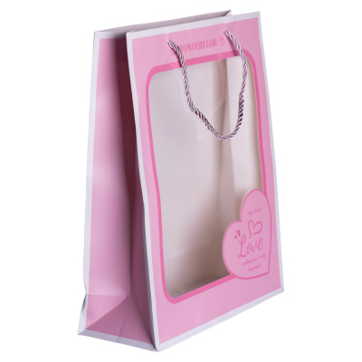 Подарунковий пакет Love 26*10*32 см 12 штук в упаковці Подарунковий пакет Love 26*10*32 см 12 штук в упаковці