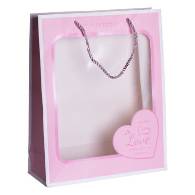 Подарунковий пакет Love 26*10*32 см 12 штук в упаковці Подарунковий пакет Love 26*10*32 см 12 штук в упаковці