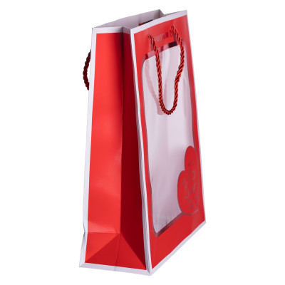 Подарунковий пакет Love 26*10*32 см 12 штук в упаковці Подарунковий пакет Love 26*10*32 см 12 штук в упаковці
