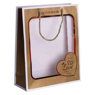 Подарунковий пакет Love 26*10*32 см 12 штук в упаковці Подарунковий пакет Love 26*10*32 см 12 штук в упаковці