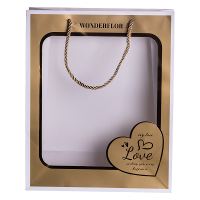 Подарунковий пакет Love 26*10*32 см 12 штук в упаковці Подарунковий пакет Love 26*10*32 см 12 штук в упаковці