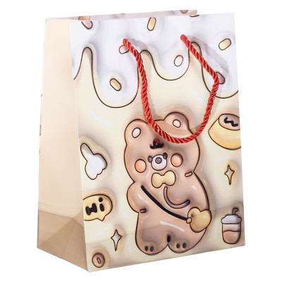 Подарунковий пакет 12 штук в упаковці 18*10*22.5 см Подарунковий пакет 12 штук в упаковці 18*10*22.5 см