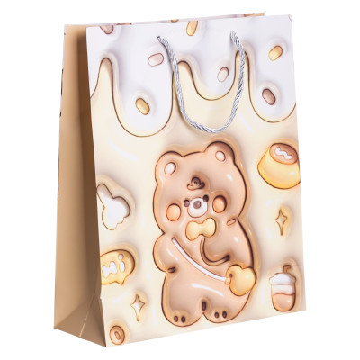 Подарунковий пакет 18*10*22,5 см 12 штук в упаковці Подарунковий пакет 18*10*22,5 см 12 штук в упаковці