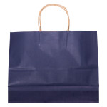 Подарочный пакет 31*12*25 см крафтовый 12 штук в упаковке, синий