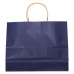 Подарочный пакет 31*12*25 см крафтовый 12 штук в упаковке, синий