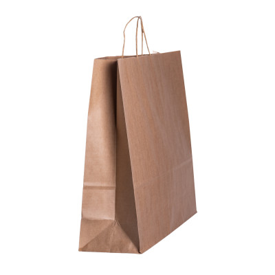 Подарунковий пакет 43*14*40 см крафтовий 12 штук в упаковці, бежевий Подарунковий пакет 43*14*40 см крафтовий 12 штук в упаковці, бежевий