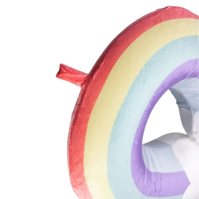 Подушка для шеи Rainbow U-образная, розовый