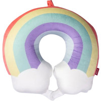 Подушка для шеи Rainbow U-образная, розовый