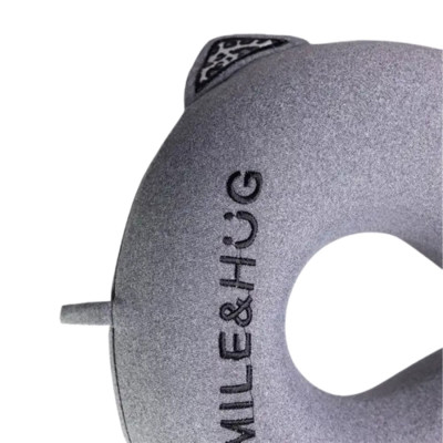 Подушка для шиї Smile&Hug U-подібна, сірий