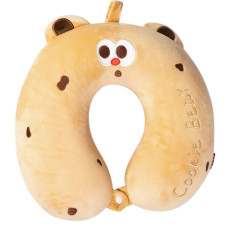 Подушка для шеи Cookie Bear U-образная, бежевый
