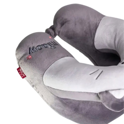 Подушка для шиї Miaow U-подібна подвійна, сірий Подушка для шиї Miaow U-подібна подвійна, сірий