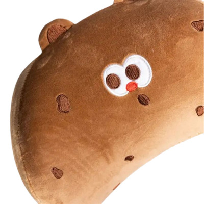 Подушка-підголовник Cookie Bear для подорожей, коричневий Подушка-підголовник Cookie Bear для подорожей, коричневий