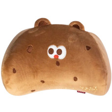 Подушка-подголовник Cookie Bear для путешествий, коричневый