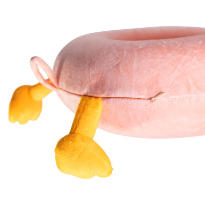 Подушка для шеи Duck U-образная, розовый