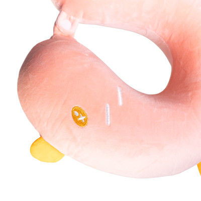 Подушка для шеи Duck U-образная, розовый