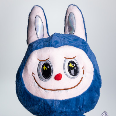 Подушка-іграшка LABUBU Blue Dragon з пледом 100*180 см Подушка-іграшка LABUBU Blue Dragon з пледом 100*180 см