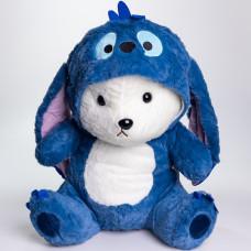 Мягкая игрушка Мишка Тедди в костюме Стича с пледом 100*180 см