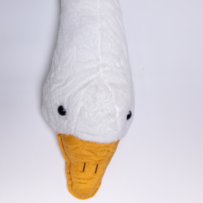 Подушка-іграшка Гусь-обіймусь з пледом 100*180 см, білий Подушка-іграшка Гусь-обіймусь з пледом 100*180 см, білий