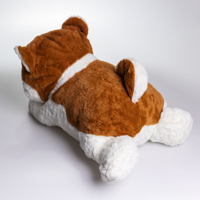 Игрушка-подушка Хаски с пледом 100*180 см, рыжий Игрушка-подушка Хаски с пледом 100*180 см, рыжий