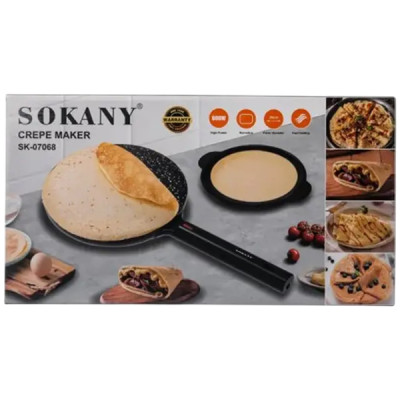 Блинница электрическая SOKANY SK-07068 600 Вт 20 см