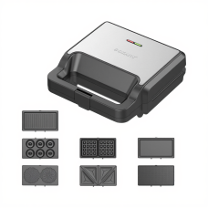 Мультипекарь Sokany SK-08137 на 7 пластин с антипригарным покрытием 800 Вт