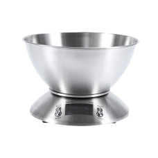 Весы кухонные электронные Sokany SK-1204 с чашей, хром