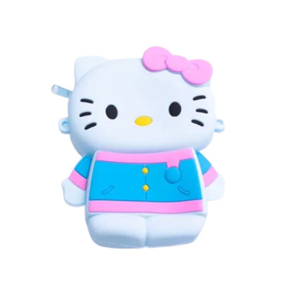 Детская сумочка Hello Kitty силиконовая на молнии 13*10*3 см, голубой Детская сумочка Hello Kitty силиконовая на молнии 13*10*3 см, голубой